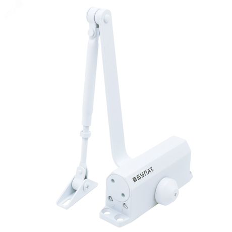 Доводчик дверной Булат ДД 501/2 A-W (25-45 кг) белый - 13493 ПТК