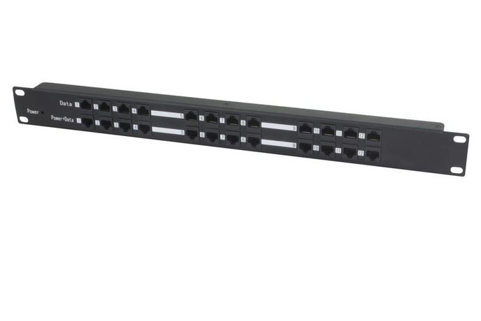 Инжектор пассивный PoE Fast Ethernet на 12 портов Midspan-12/P OSNOVO 1000634327