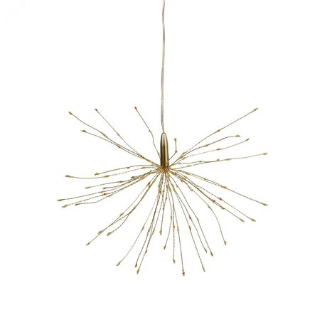 Фигура светодиодная Фейерверк на батарейках 3AA (не в/к) 30х30см Подвесная 120 светодиодов Разноцветный свет Пульт ДУ (в/к) Провод прозрачный ULD-H3030-150/DTA/3AA/RC MULTI IP20 FIREWORKS TM Uniel - UL-00009941