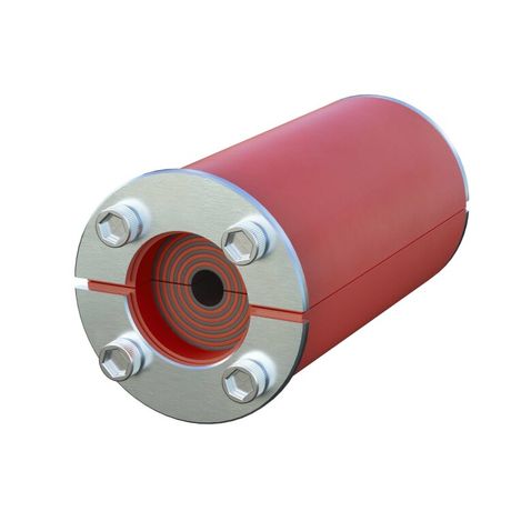 Проходка круглая, нержавеющая, D188х70 мм для кабелей D = 80-140 | DXF3110 DKC ДКС