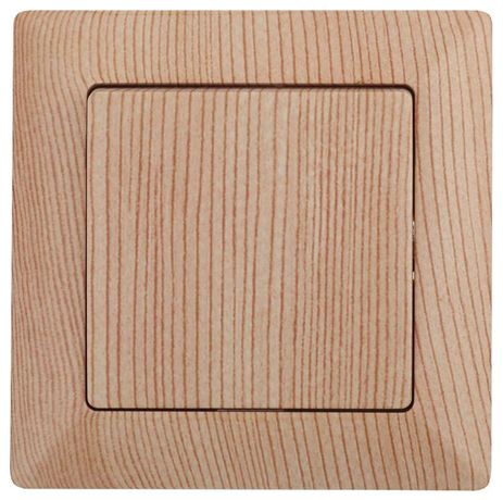 Выключатель СП 10А 250В Solo сосна 4-101-11 Intro Б0043269 ЭРА