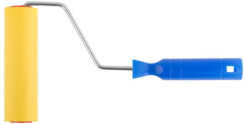 Валик прижимной для обоев, резиновый желтый, 150 мм - 02983 РОС