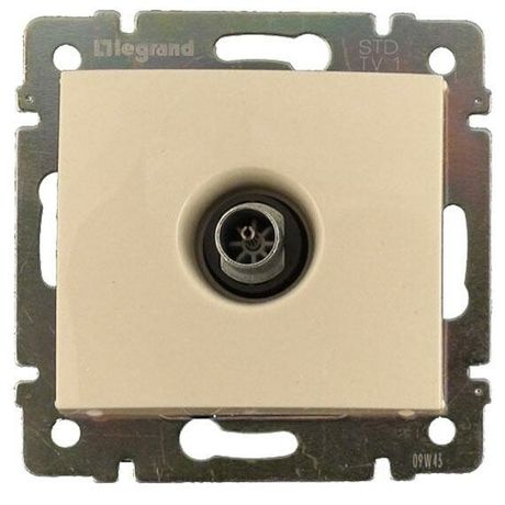Розетка телевизионная TV СП Valena 2400мГц механизм сл. кость (DIY-упак.) IEK 695618 Legrand