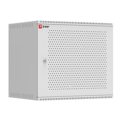 Шкаф телекоммуникационный настенный 9U (600х450) дверь перфорированная, Astra A серия EKF Basic | ITB9P450