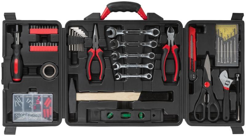 Набор инструмента 140 шт., пластиковый чемодан - 65148 РОС