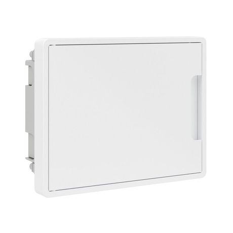 Щиток 8 мод встраиваемый для полых стен FRAME ЩРв-П-8, белый, с белой дверцей, 2 шинами PEN на 6 и отв. F08B3WW DKC ДКС