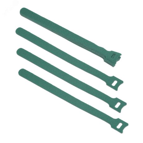 Хомут для кабеля, липучка с мягкой застежкой, 210x14 мм, желтый (10 шт.) - CLAMP-210-YL Cabeus 9363c