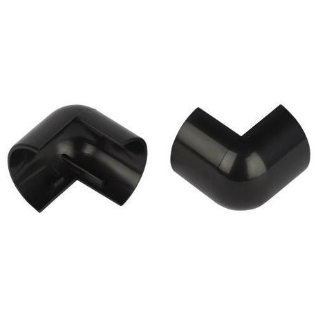 Внешний угол OC-KK-30-13-GR для полукруглого кабель-канала графит 30х13мм 2шт/комплект | Б0064963 ЭРА