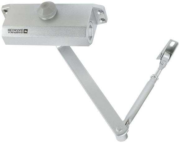 Доводчик дверной ''Фабрика замков'' на стальной тяге, серебро 40-60 кг - 66267 РОС