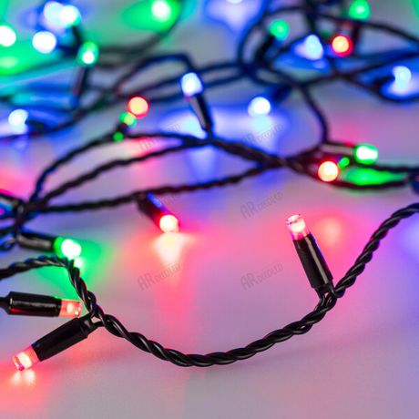 Светодиодная гирлянда ARD-STRING-CLASSIC-10000-BLACK-100LED-LIVE RGB-DMX (24V, 10W) (Ardecoled, IP65) | 031742 Arlight
