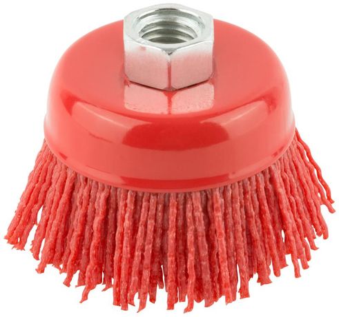 Профи 65 мм - 38796 Корщетка-чашка нейлоновая гайка М14 РОС