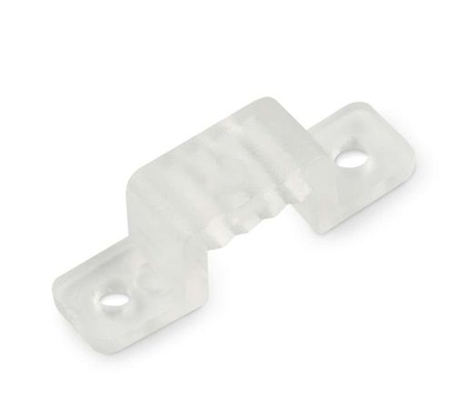 Крепление для светодиодной ленты 220В 10x7мм. UCC-K10 CLEAR 100 POLYBAG Цвет прозрачный, штук в пакете. TM Uniel - UL-00000866