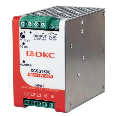 Источник питания "HEAVY POWER", трехфазный, 960Вт, 13.3А, 72В, с ORing диодом | XCSG960G DKC ДКС
