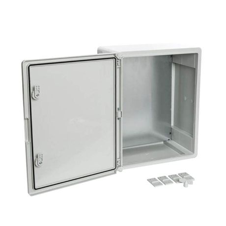 Корпус пластиковый с монтажной панелью ЩМП IP65 серая дверь 500х400х240 | PR08.26485 Промрукав Строитель