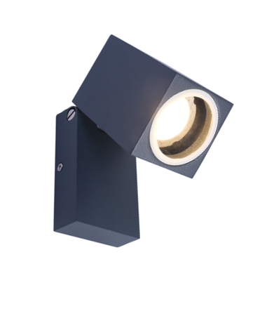 Декоративная подсветка WL37 GR MR16/GU10, серый, для интерьера, фасадов зданий лампа MR16 ( в комплект не входит) ЭРА - Б0054409