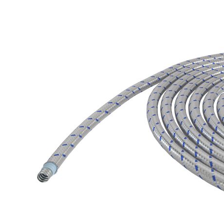 Металлорукав DN 20мм в ПВХ изоляции оплетке из оцинкованной стали D внутреннний=20.5 мм наружный= 25.5 (50м) - 6071T-022 ДКС