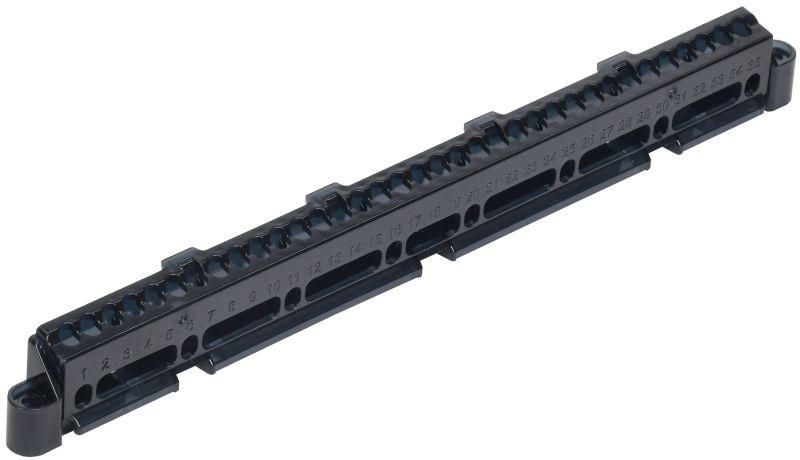 Суппорт для шин в корпус пластиковый (ширина 12 мод.) TEKFOR | TF-KP00D-S-12 IEK