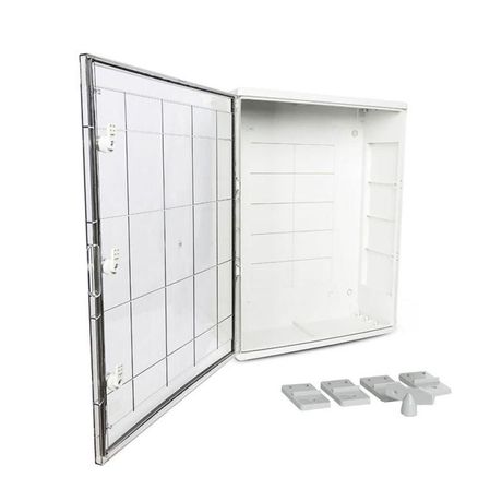 Корпус пластиковый с монтажной панелью ЩМП IP65 прозрачная дверь 800х600х260 | PR08.26497 Промрукав Строитель