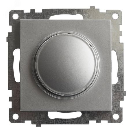 Выключатель диммирующий TRIAC (механизм) 250В, 500W, серия Катрин, GLS10-7106-03 , серебро | 39587 STEKKER FERON