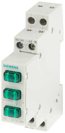 Сигнализатор световой D=70ММ 230В 3 зеленые лампы - 5TE5802 Siemens