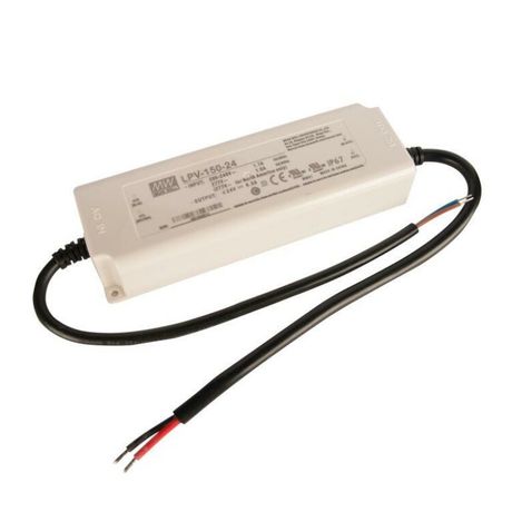 Драйвер 150Вт 24V для светодиодной ленты LPV-150-24 IP67 | VARTON