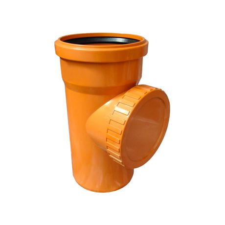 Ревизия 110 мм с крышкой для наружной канализации - 00000019607 VALFEX 30103110
