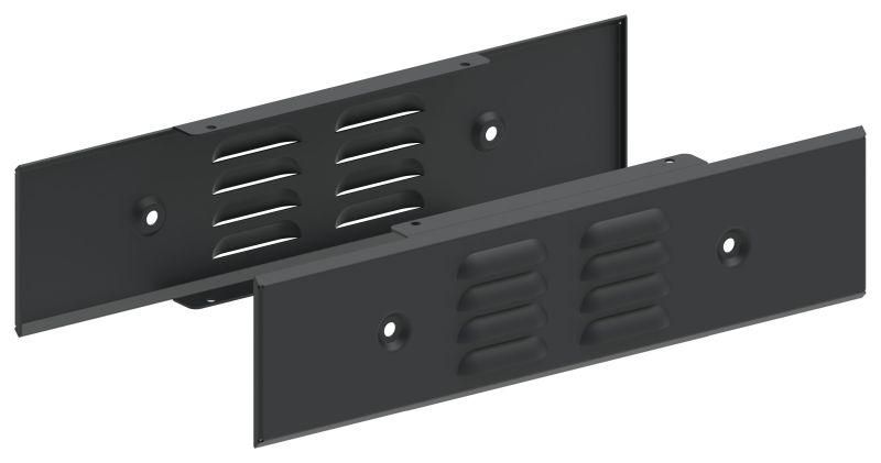 Панель цоколя вентилируемая 100х400 RAL7021 FORMAT (уп.2шт) IEK FO-00D-PCV-010-040-7021