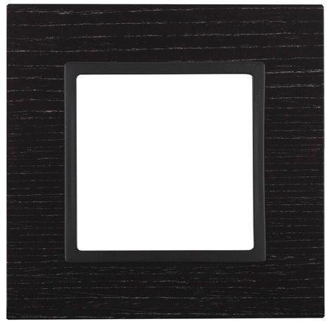 Рамка для розеток и выключателей чёрное дерево ЭРА Elegance 14-5301-05 - Б0034565