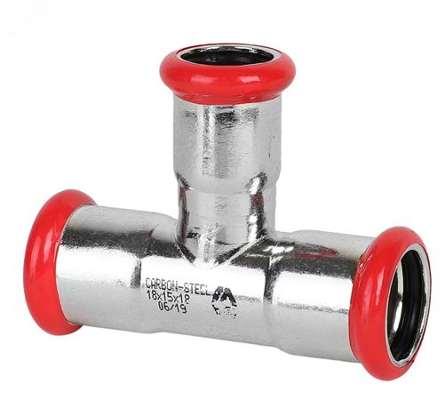 Тройник переходной 22x15x22 (оцинкованная сталь) - CF.541.060406 MVI