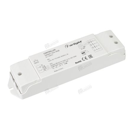 Контроллер SMART-K24-RGB (230V, 3x1A, 2.4G) (Arlight, IP20 Пластик, 5 лет) | 028293 Arlight