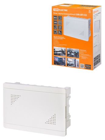 Бокс мультимедийный БМ-ВП-02, 330х235х115, IP31 | SQ0915-0301 TDM