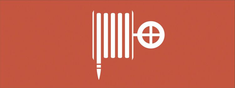 Самоклеящаяся этикетка 200х60мм Пожарный гидрант DPA/DBA INFO-DBA-009 - Б0048461 ЭРА