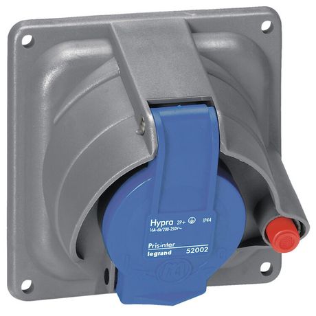 Встраиваемая розетка Hypra Prisinter - IP 44/55 3К+З 16 А пластик | 052003 Legrand