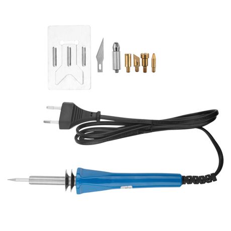 Набор паяльник-выжигатель (6 насадок) 220В/30Вт ZD-707А Rexant 12-0183 MEET