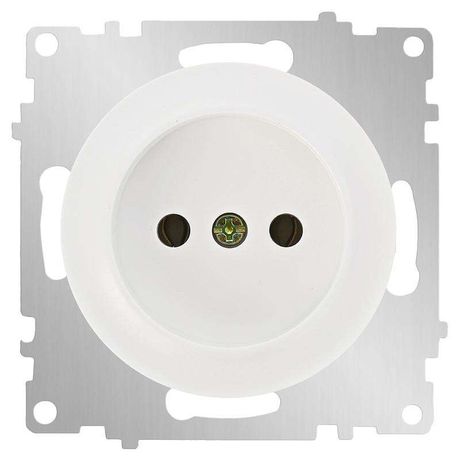 Механизм розетки 1-м СП Florence 16А IP20 без заземл. винт. контакты бел. 1E10301300 OneKeyElectro 2172766 ССТ