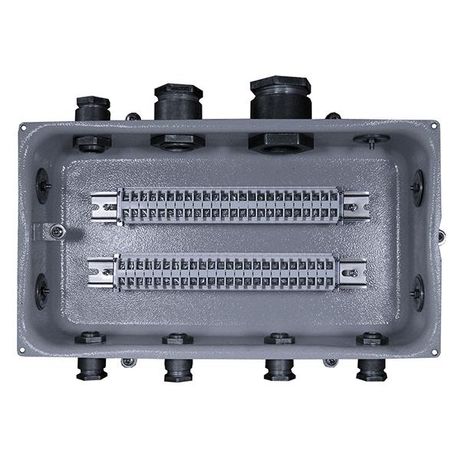 Коробка клеммная КЗНС-48 У2 48 зажимов IP65 (метал. вводы) Электротехник ET002546