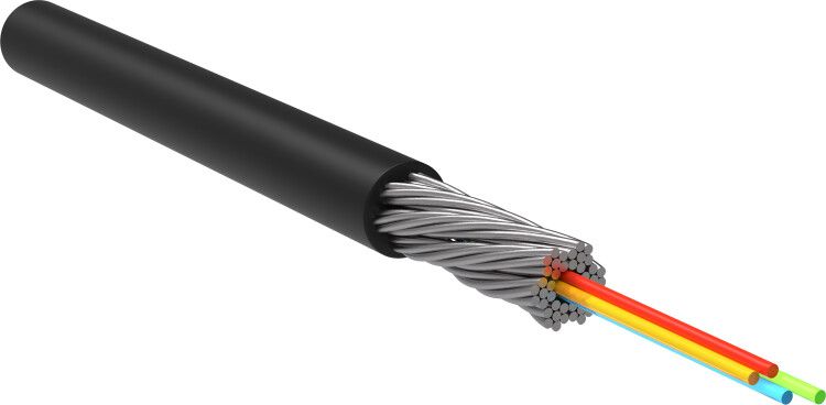 Кабель оптический ОКМБ-02нг(А)-HF-4М5(OM4)-2,5 500 | FOC5004-U-IO04-FL-HF-0500 ITK IEK