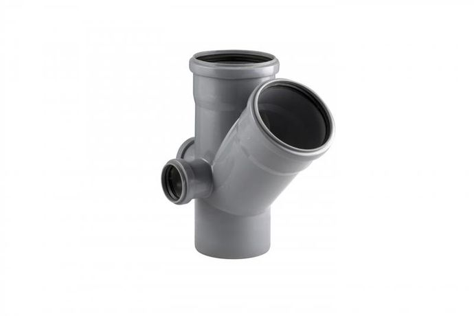 Крестовина двухплоскостная левая/тыл ВК ПП 110/110/50/50х45 сер. RTP 36533