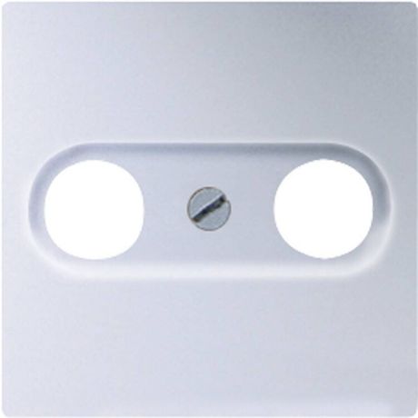 Накладка для телевизионной розетки (TV-FM) Серия- Eco Profi. Материал- термопласт Цвет- алюминий (крашеный). - EP561BFPLTVAL JUNG