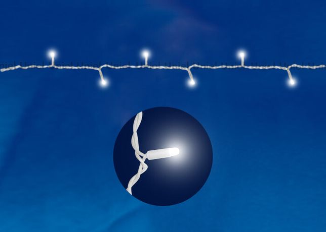 Гирлянда светодиодная с контроллером ULD-S1000-120/DWA WHITE IP67 120 диодов, 10 м, белая, IP67, шнур белый | 07925 Uniel