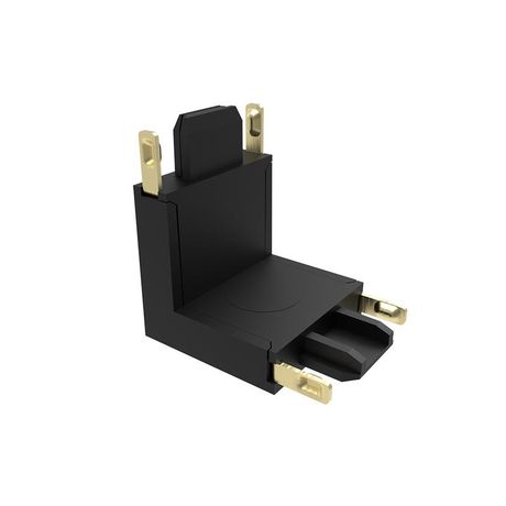 Коннектор черный V-обр. для магнитного шинопровода MTR16 CV-BL | .5057319 Jazzway