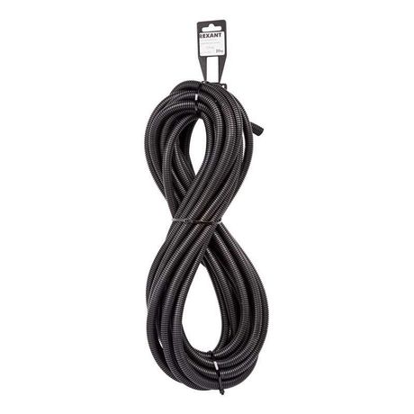 Труба автомобильная гофрированная ПП, 9,8мм, разрезная, бухта 10 м/уп., REXANT - 15-1010 MEET