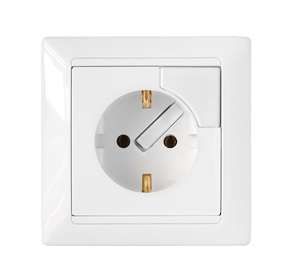 Розетка 1-м СП 16А IP20 с заземл. выталк. вилки бел. Bylectrica РС16-368
