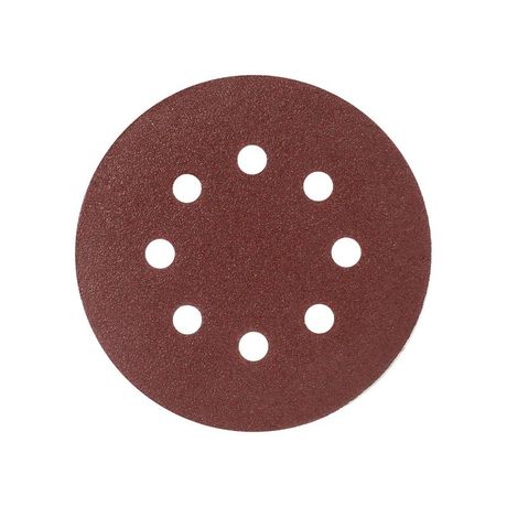 Круг шлифовальный на липучке 125мм Р60 8 отверстий (уп.5шт) PATRIOT 820010101
