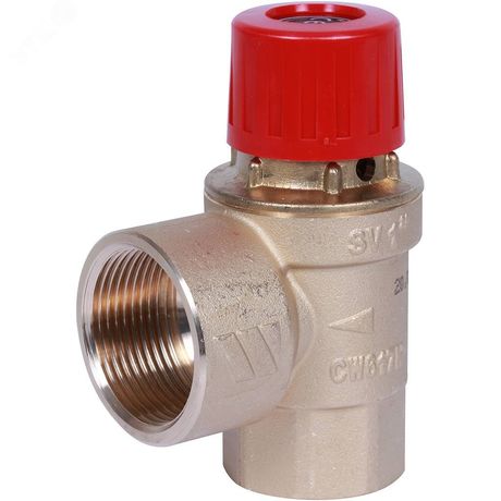 Клапан предохранительный 30x1' STOUT для систем отпления 3.0бар, Kvs=0.57м3/ч - RG008Q0C1GHEQH SVS-0001-003025