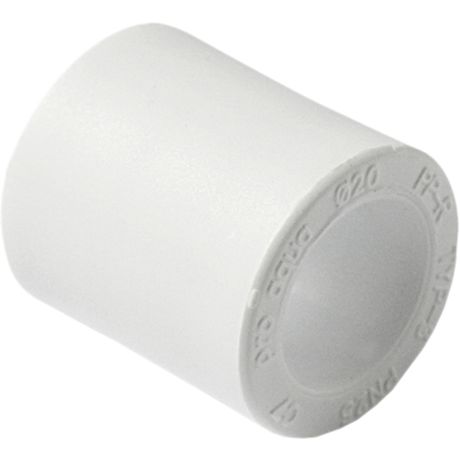 Муфта 40 полипропиленовая PPR белая - PA12014P PRO AQUA