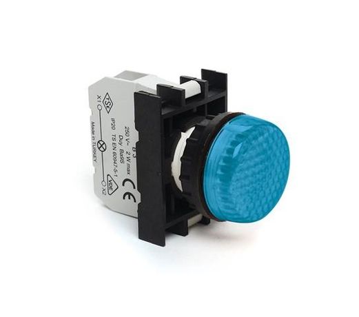 Арматура сигнальная для неоновой лампы (без лампы) син. EMAS B030XM