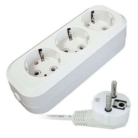 Удлинитель 3х7м с заземл. 10А IP20 Е-303 ПВС 3х1 АБС-пластик UNIVersal 9631979 Союз