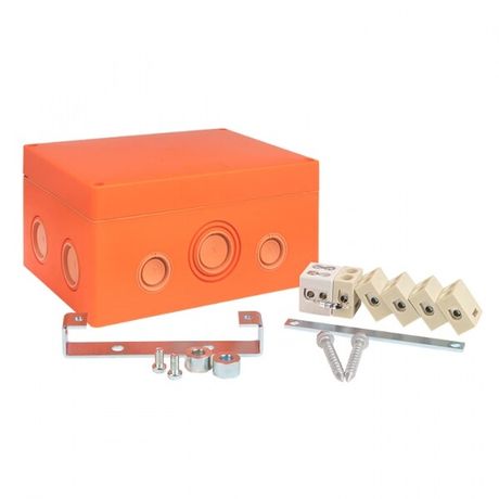 Коробка распределительная огнестойкая (176х126х74) 5 кк/1,5-10мм /12 мв IP66 EKF PROxima | plc-kmrf-176-510