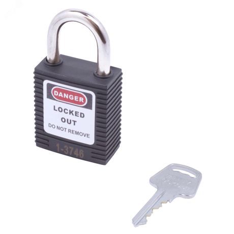 Замок безопасности навесной BD-G55S Black - 11006 ПТК